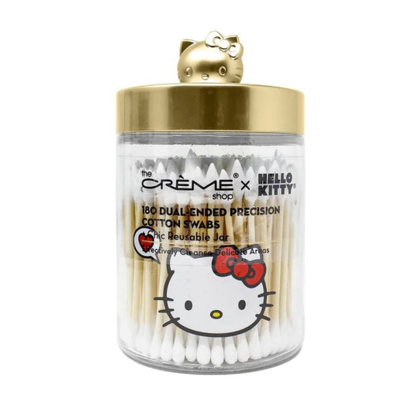 Hello Kitty Chic Reusable Jar + Precision Cotton Swabs