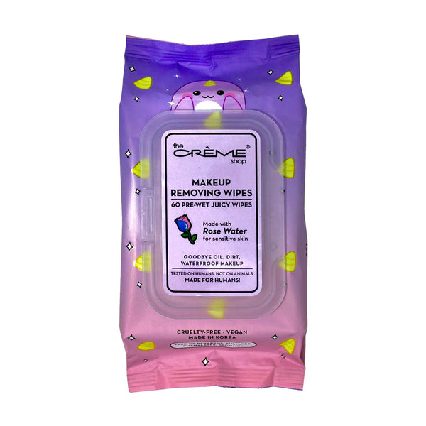 Juicy Makeup Removing Wipes | Soothing Rose Water (Narwhal)